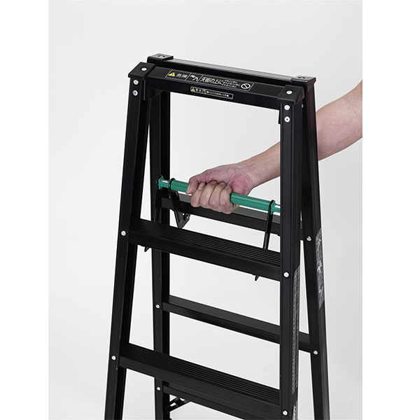 アルインコ ALINCO アルミ製軽量専用脚立150cm 4段 シエロブラック BS-150FX_3