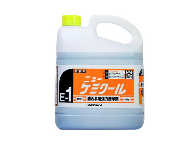 業務用洗剤 油汚れ用 強力洗浄剤 ニイタカ ニューケミクール 4KX4本 アルカリ性洗剤