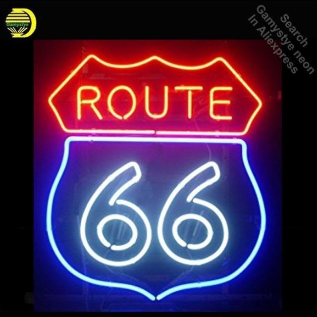 ルート66 Route66 ネオン看板 ネオンサイン 広告 店舗用 サインボード アメリカン雑貨 看板 ネオン管kanban75の通販はau Pay マーケット 粋 雑貨倶楽部
