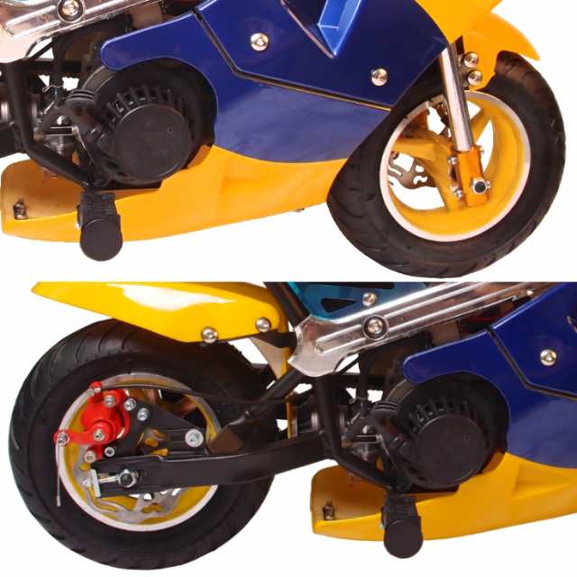 ポケバイ CR-PBR01☆50cc GP 青黄カラーモデルポケットバイク格安消耗部品の通販はau PAY マーケット - 総合卸問屋クレスト