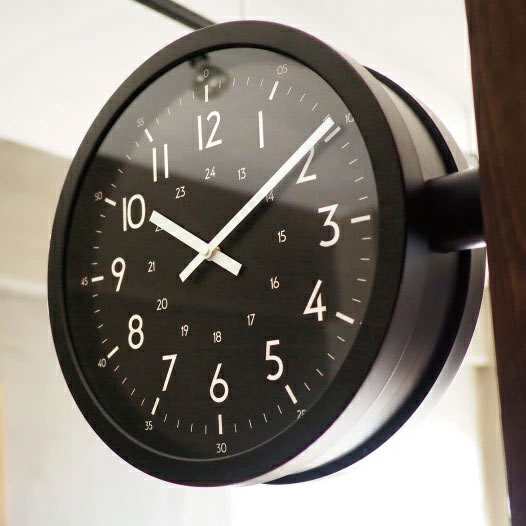 Cl 4021 Anthos アントスウォール クロック 両面時計インテリア掛け時計 ダブルフェイス Double Faces Wall Clock 時計壁掛け インターフの通販はau Pay マーケット Peu A Peu マーケット店