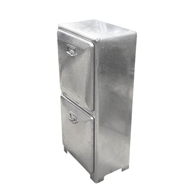 ポイント10倍 DOUBLE DECKER GALVANIZED トラッシュカン ダブル