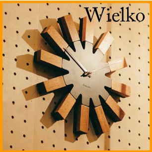 送料無料 Wielko ヴィエルコ 壁掛け時計 時計 壁時計 掛け時計 インテリア時計 引越し祝い 新居/結婚祝い INTERFORM インターフォルム CL-2949の通販は