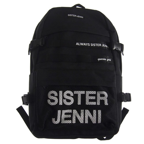 Sister Jenni シスタージェニィ メッシュポケットロゴプリントリュック ブラック メール便不可 春 シスタージェニー バッグの通販はau Pay マーケット 子供服 ｏｗｌ