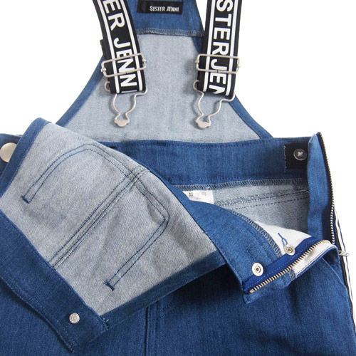 Sister Jenni シスタージェニィ130 150cm サイドロゴラインサロペット ブルー メール便ok 春 シスタージェニー 女の子用 子供の通販はau Pay マーケット 子供服 ｏｗｌ