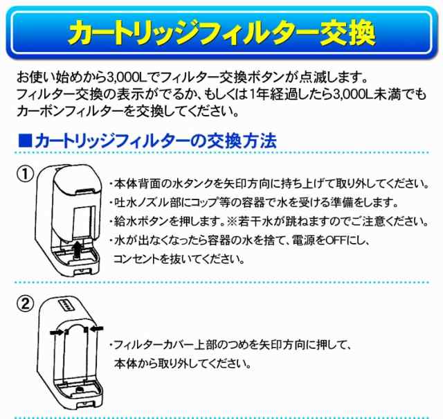 ガウラミニ（GAURAmini） 水素水生成器 専用カーボンフィルター ガウラ