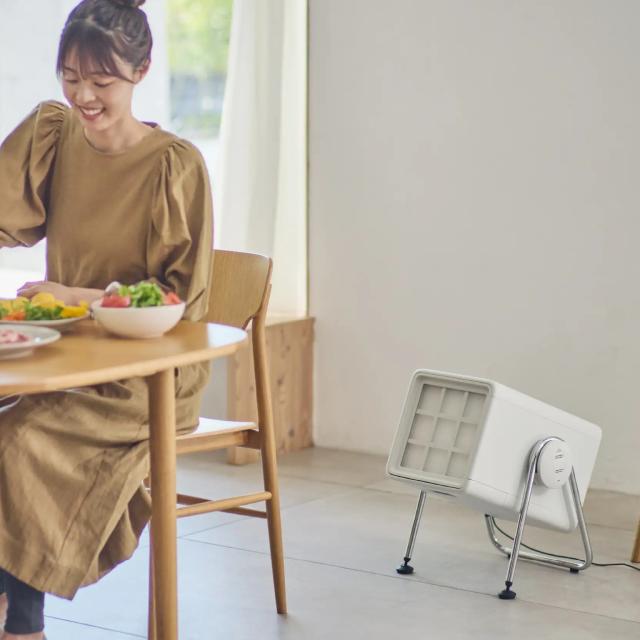 空気清浄機 Silky Wind Clean(ﾗｲﾄｸﾞﾚｰ)小型 コンパクト 花粉症