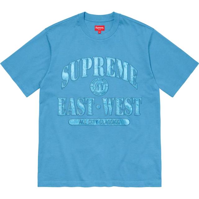 Supreme East West S/S Top シュプリーム イースト ウェスト SS Tシャツ ブルー