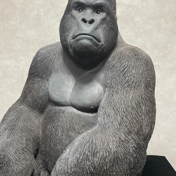 13色から選べる 巨大ゴリラ 置物 オブジェ 身長76cm 巨大ゴリラグッズ 大きい かわいい おしゃれ 面白い ガーデン インテリア 可愛い プレゼント 北欧 玄関 雑貨 動物 モダン 庭 ギフト 屋外 家 リアル 玄関先 ガーデンオーナメント_13