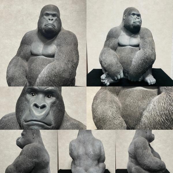 13色から選べる 巨大ゴリラ 置物 オブジェ 身長76cm 巨大ゴリラグッズ 大きい かわいい おしゃれ 面白い ガーデン インテリア 可愛い プレゼント 北欧 玄関 雑貨 動物 モダン 庭 ギフト 屋外 家 リアル 玄関先 ガーデンオーナメント_9