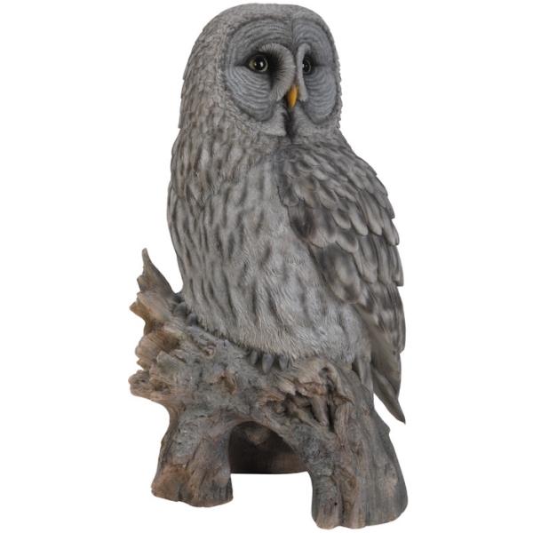 置物 鳥 かわいい 巨大オブジェ 北欧 動物 切り株にとまる フクロウ 特大 高さ52cm woobia ウービア 大きい おしゃれ ガーデン インテリア 大型 プレゼント 玄関 雑貨 モダン 面白い 庭 ギフト 屋外 家 リアル 玄関先 ガーデンオーナメント