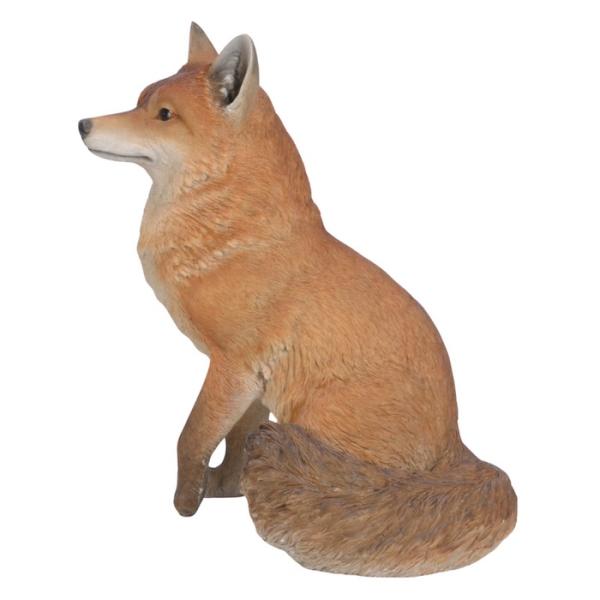置物 お座りきつね 特大 狐 高さ48.5cm 巨大オブジェ 大型 woobia ウービア 大きい かわいい おしゃれ ガーデン インテリア 可愛い プレゼント 北欧 玄関 雑貨 動物 モダン 面白い 庭 ギフト 屋外 家 リアル 玄関先 ガーデンオーナメント