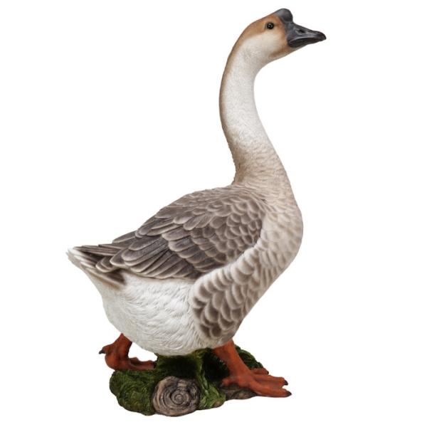 置物 鳥 かわいい 特大オブジェ ガチョウ 高さ65cm 北欧 動物 大型 woobia ウービア 大きい おしゃれ ガーデン インテリア  巨大 可愛い プレゼント 玄関 雑貨 モダン 面白い 庭 ギフト 屋外 家 リアル 玄関先 ガーデンオーナメント_6