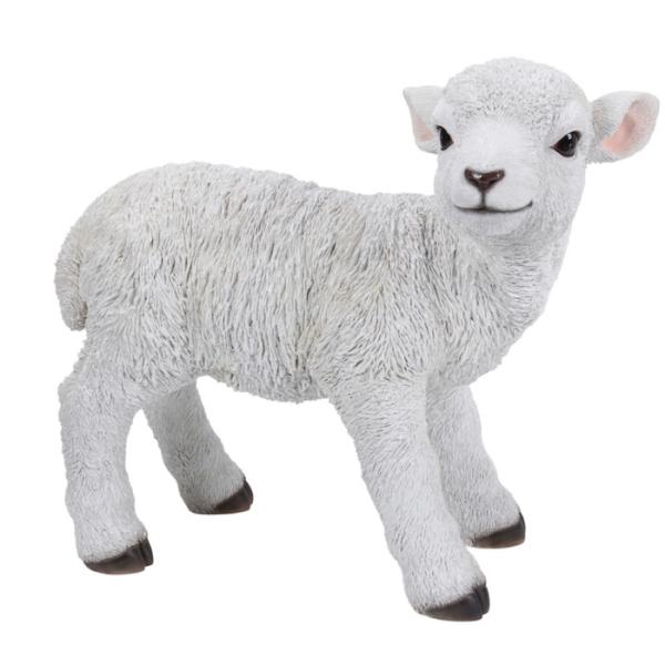 置物 動物 振向き子羊 特大 横幅55.5cm woobia ウービア 大きい かわいい おしゃれ ガーデン インテリア オブジェ 可愛い プレゼント 北欧 玄関 雑貨 モダン 面白い 庭 ギフト 屋外 家 リアル 玄関先 ガーデンオーナメント