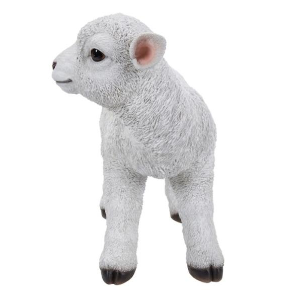 置物 動物 振向き子羊 特大 横幅55.5cm woobia ウービア 大きい かわいい おしゃれ ガーデン インテリア オブジェ 可愛い プレゼント 北欧 玄関 雑貨 モダン 面白い 庭 ギフト 屋外 家 リアル 玄関先 ガーデンオーナメント