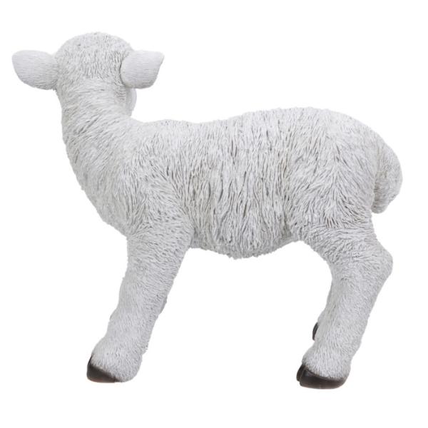 置物 動物 振向き子羊 特大 横幅55.5cm woobia ウービア 大きい かわいい おしゃれ ガーデン インテリア オブジェ 可愛い プレゼント 北欧 玄関 雑貨 モダン 面白い 庭 ギフト 屋外 家 リアル 玄関先 ガーデンオーナメント