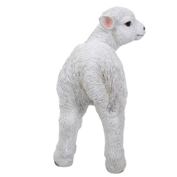 置物 動物 振向き子羊 特大 横幅55.5cm woobia ウービア 大きい かわいい おしゃれ ガーデン インテリア オブジェ 可愛い プレゼント 北欧 玄関 雑貨 モダン 面白い 庭 ギフト 屋外 家 リアル 玄関先 ガーデンオーナメント