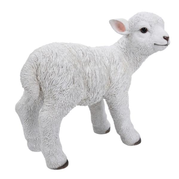 置物 動物 振向き子羊 特大 横幅55.5cm woobia ウービア 大きい かわいい おしゃれ ガーデン インテリア オブジェ 可愛い プレゼント 北欧 玄関 雑貨 モダン 面白い 庭 ギフト 屋外 家 リアル 玄関先 ガーデンオーナメント