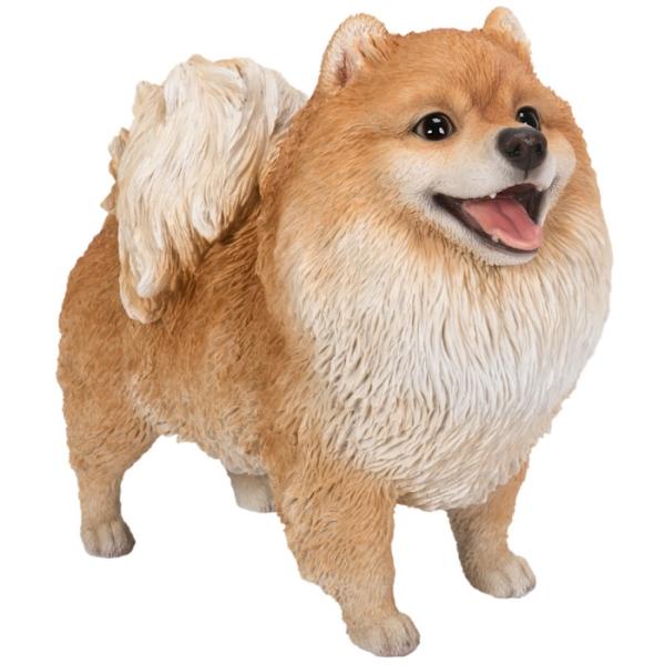犬 置物 大きい 立つポメラニアン 横幅34cm 巨大オブジェ 大型 woobia ウービア かわいい おしゃれ ガーデン インテリア 可愛い プレゼント 北欧 玄関 雑貨 動物 モダン 面白い 庭 ギフト 屋外 家 リアル 玄関先 ガーデンオーナメント_1