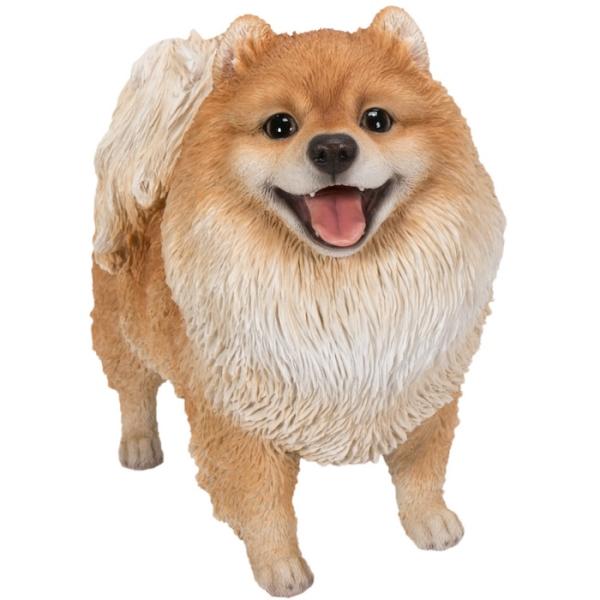 犬 置物 大きい 立つポメラニアン 横幅34cm 巨大オブジェ 大型 woobia ウービア かわいい おしゃれ ガーデン インテリア 可愛い プレゼント 北欧 玄関 雑貨 動物 モダン 面白い 庭 ギフト 屋外 家 リアル 玄関先 ガーデンオーナメント_2