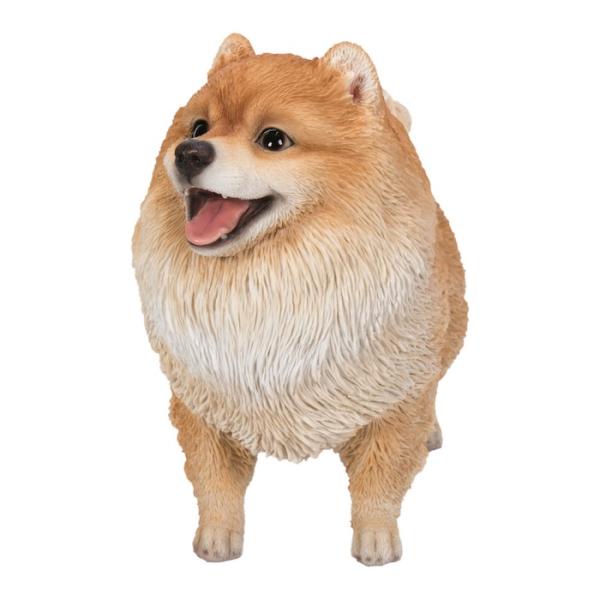 犬 置物 大きい 立つポメラニアン 横幅34cm 巨大オブジェ 大型 woobia ウービア かわいい おしゃれ ガーデン インテリア 可愛い プレゼント 北欧 玄関 雑貨 動物 モダン 面白い 庭 ギフト 屋外 家 リアル 玄関先 ガーデンオーナメント_3