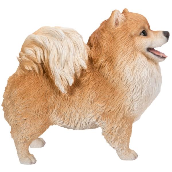 犬 置物 大きい 立つポメラニアン 横幅34cm 巨大オブジェ 大型 woobia ウービア かわいい おしゃれ ガーデン インテリア 可愛い プレゼント 北欧 玄関 雑貨 動物 モダン 面白い 庭 ギフト 屋外 家 リアル 玄関先 ガーデンオーナメント_5