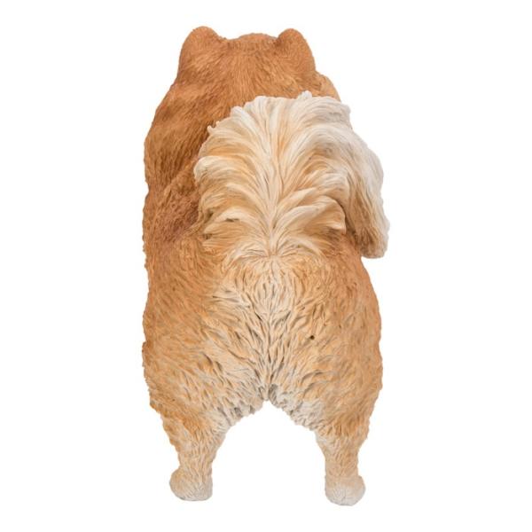 犬 置物 大きい 立つポメラニアン 横幅34cm 巨大オブジェ 大型 woobia ウービア かわいい おしゃれ ガーデン インテリア 可愛い プレゼント 北欧 玄関 雑貨 動物 モダン 面白い 庭 ギフト 屋外 家 リアル 玄関先 ガーデンオーナメント_6