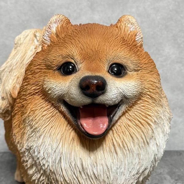 犬 置物 大きい 立つポメラニアン 横幅34cm 巨大オブジェ 大型 woobia ウービア かわいい おしゃれ ガーデン インテリア 可愛い プレゼント 北欧 玄関 雑貨 動物 モダン 面白い 庭 ギフト 屋外 家 リアル 玄関先 ガーデンオーナメント_7