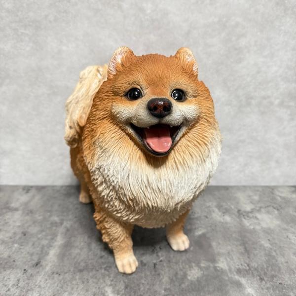 犬 置物 大きい 立つポメラニアン 横幅34cm 巨大オブジェ 大型 woobia ウービア かわいい おしゃれ ガーデン インテリア 可愛い プレゼント 北欧 玄関 雑貨 動物 モダン 面白い 庭 ギフト 屋外 家 リアル 玄関先 ガーデンオーナメント_8