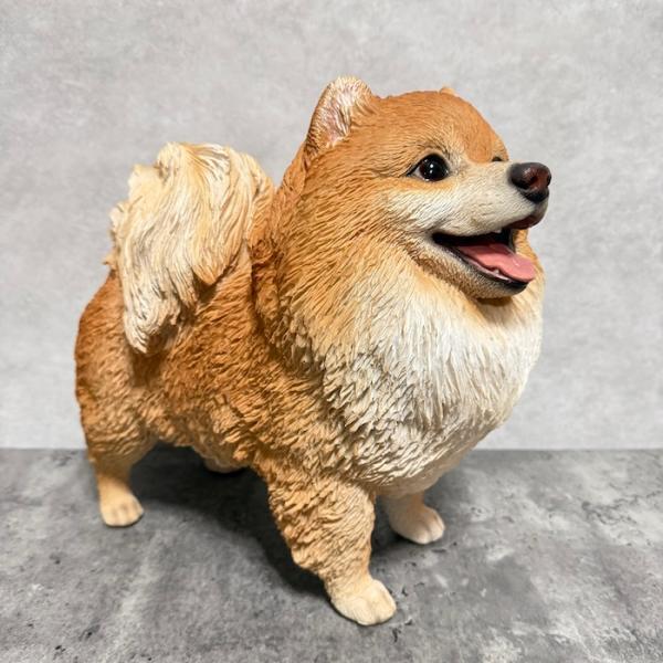 犬 置物 大きい 立つポメラニアン 横幅34cm 巨大オブジェ 大型 woobia ウービア かわいい おしゃれ ガーデン インテリア 可愛い プレゼント 北欧 玄関 雑貨 動物 モダン 面白い 庭 ギフト 屋外 家 リアル 玄関先 ガーデンオーナメント_9