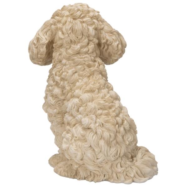 置物 お座りトイプードルクリーム 中 犬グッズ 高さ28.5cm woobia ウービア 大きい かわいい おしゃれ ガーデン インテリア オブジェ 巨大 可愛い プレゼント 北欧 玄関 雑貨 動物 モダン 面白い 庭 ギフト 屋外 家 リアル 玄関先 ガーデンオーナメント_3