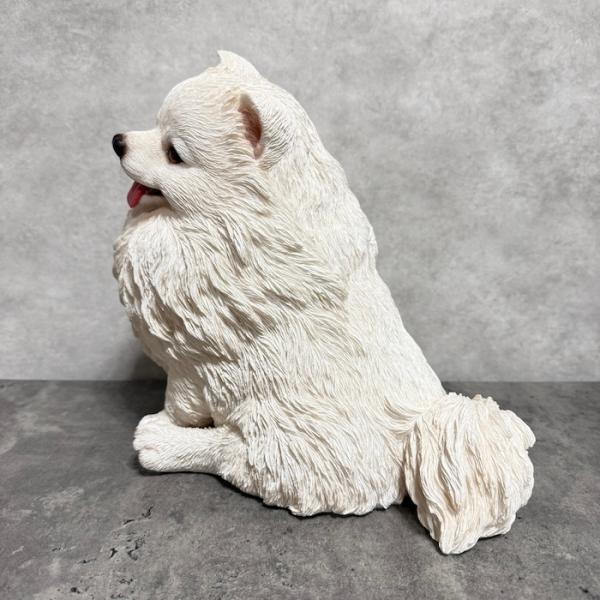 犬 置物 大きい お座りポメラニアン 大 横幅30cm 巨大オブジェ woobia ウービア かわいい おしゃれ ガーデン インテリア 大型 プレゼント 北欧 玄関 雑貨 動物 モダン 面白い 庭 ギフト 屋外 家 リアル 玄関先 ガーデンオーナメント_12