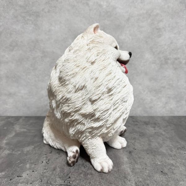 犬 置物 大きい お座りポメラニアン 大 横幅30cm 巨大オブジェ woobia ウービア かわいい おしゃれ ガーデン インテリア 大型 プレゼント 北欧 玄関 雑貨 動物 モダン 面白い 庭 ギフト 屋外 家 リアル 玄関先 ガーデンオーナメント_2