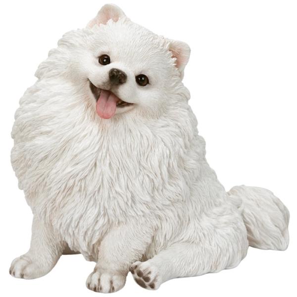 犬 置物 大きい お座りポメラニアン 大 横幅30cm 巨大オブジェ woobia ウービア かわいい おしゃれ ガーデン インテリア 大型 プレゼント 北欧 玄関 雑貨 動物 モダン 面白い 庭 ギフト 屋外 家 リアル 玄関先 ガーデンオーナメント_5