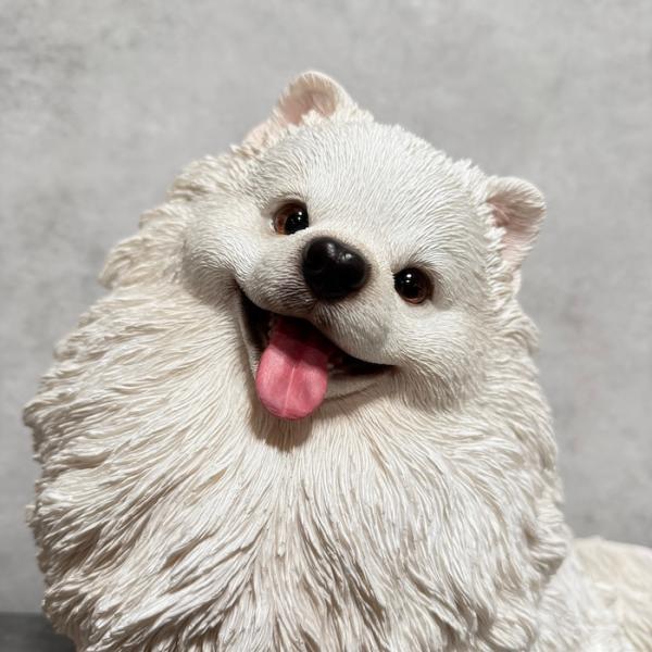 犬 置物 大きい お座りポメラニアン 大 横幅30cm 巨大オブジェ woobia ウービア かわいい おしゃれ ガーデン インテリア 大型 プレゼント 北欧 玄関 雑貨 動物 モダン 面白い 庭 ギフト 屋外 家 リアル 玄関先 ガーデンオーナメント_8