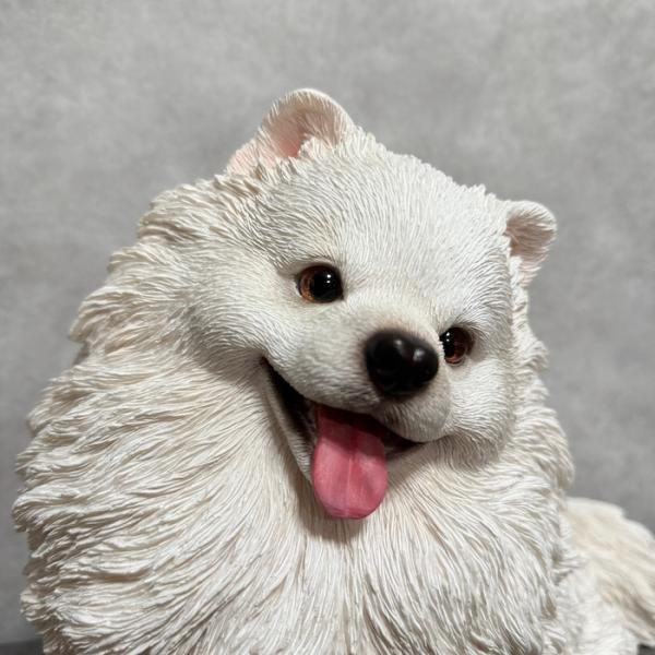 犬 置物 大きい お座りポメラニアン 大 横幅30cm 巨大オブジェ woobia ウービア かわいい おしゃれ ガーデン インテリア 大型 プレゼント 北欧 玄関 雑貨 動物 モダン 面白い 庭 ギフト 屋外 家 リアル 玄関先 ガーデンオーナメント_9