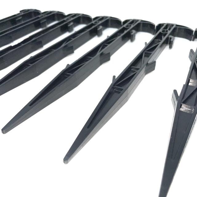 プラ杭 27cm 900本セット プラスチック杭 ネット テント 土留め ロープ固定 シート押さえ 留め具 畑 農業 家庭菜園 園芸 ビニールハウス_3