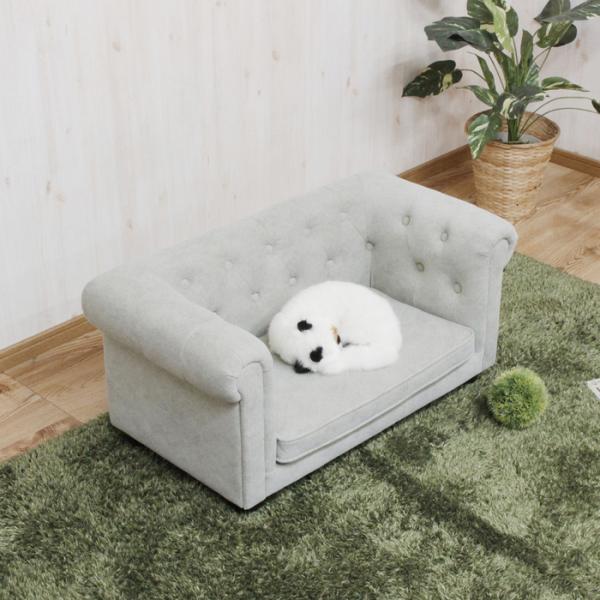 猫用 ペットソファー ルゼ ベッド ワンちゃんにも 犬 シンプルデザインでおしゃれなアイテム 引っ掻き傷に強い特殊生地 PSO-1355_12