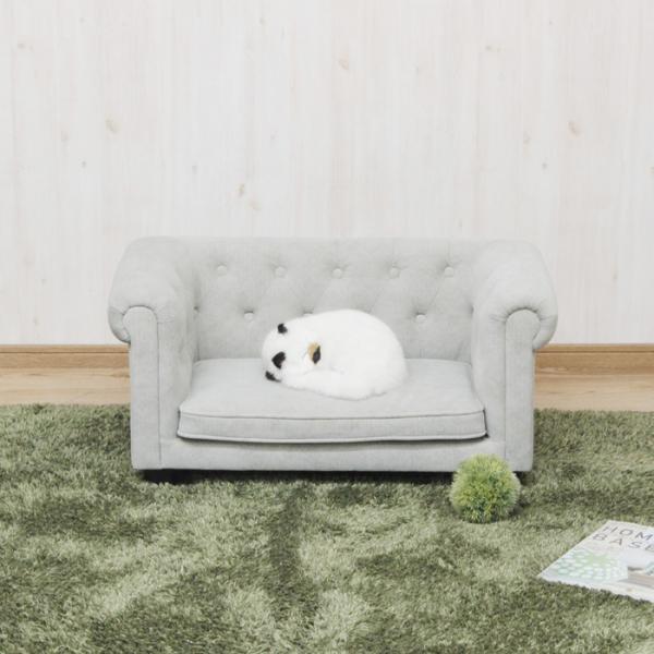 猫用 ペットソファー ルゼ ベッド ワンちゃんにも 犬 シンプルデザインでおしゃれなアイテム 引っ掻き傷に強い特殊生地 PSO-1355_4