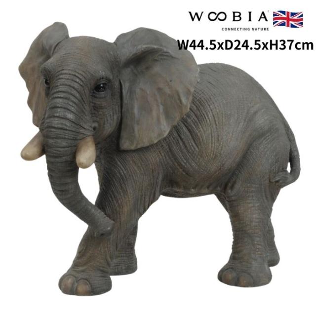 置物 ゾウ 象 中 高さ37cm woobia ウービア 大きい かわいい おしゃれ ガーデン インテリア オブジェ 可愛い プレゼント 北欧 玄関 雑貨 動物 モダン 面白い 庭 ギフト 屋外 家 リアル 玄関先 ガーデンオーナメント 面白いの通販は 13,383円