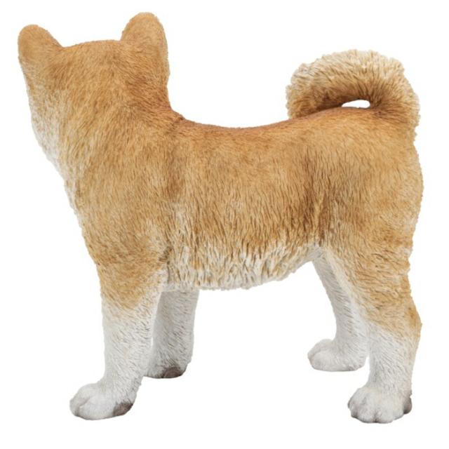 犬 置物 大きい 右向き秋田犬 大 高さ34.8cm woobia ウービア かわいい