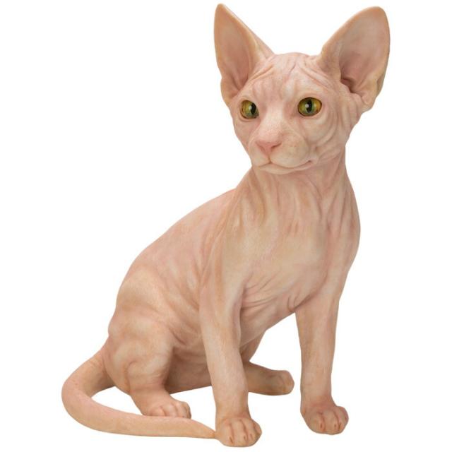猫 置物 リアルでかわいい おしゃれ 大きい お座りスフィンクス 高さ32cm woobia ウービア ガーデン インテリア オブジェ 巨大 可愛い プレゼント 北欧 玄関 雑貨 動物 モダン 面白い 庭 ギフト 屋外 家 玄関先 ガーデンオーナメント_3