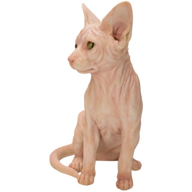 猫 置物 リアルでかわいい おしゃれ 大きい お座りスフィンクス 高さ32cm woobia ウービア ガーデン インテリア オブジェ 巨大 可愛い プレゼント 北欧 玄関 雑貨 動物 モダン 面白い 庭 ギフト 屋外 家 玄関先 ガーデンオーナメント_5