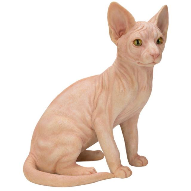 猫 置物 リアルでかわいい おしゃれ 大きい お座りスフィンクス 高さ32cm woobia ウービア ガーデン インテリア オブジェ 巨大 可愛い プレゼント 北欧 玄関 雑貨 動物 モダン 面白い 庭 ギフト 屋外 家 玄関先 ガーデンオーナメント_7