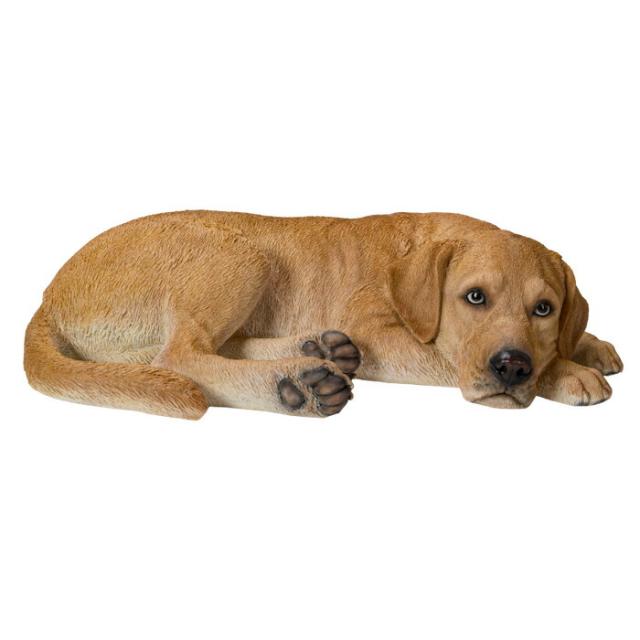 犬 置物 大きい うつぶせラブラドール・レトリバー 横幅72cm woobia ウービア かわいい おしゃれ ガーデン インテリア オブジェ 巨大 可愛い プレゼント 北欧 玄関 雑貨 動物 モダン 面白い 庭 ギフト 屋外 家 リアル 玄関先 ガーデンオーナメント_2