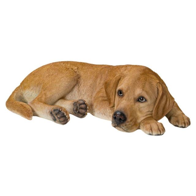 犬 置物 大きい うつぶせラブラドール・レトリバー 横幅72cm woobia ウービア かわいい おしゃれ ガーデン インテリア オブジェ 巨大 可愛い プレゼント 北欧 玄関 雑貨 動物 モダン 面白い 庭 ギフト 屋外 家 リアル 玄関先 ガーデンオーナメント_3