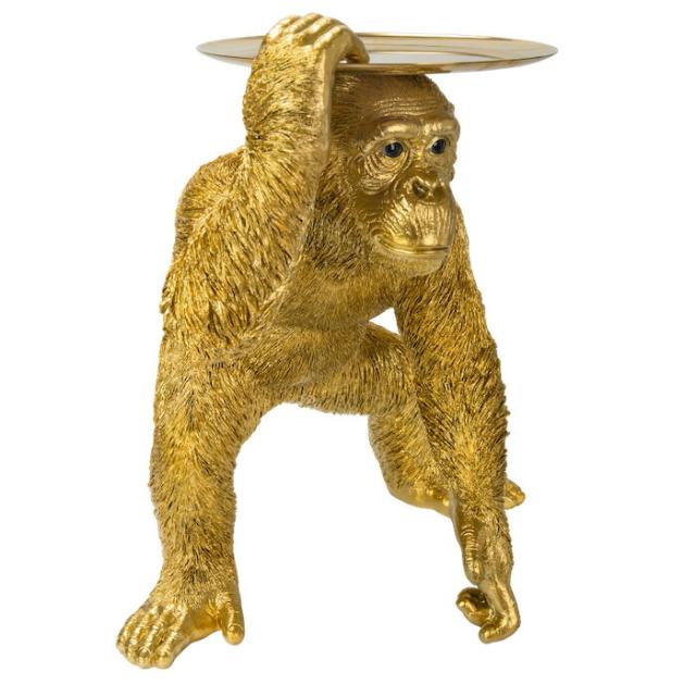 置物 ゴールドチンパンジーのトレー 高さ52cm 小物置き 縁起物 金色 woobia ウービア 大きい かわいい おしゃれ ガーデン インテリア オブジェ 巨大 可愛い プレゼント 北欧 玄関 雑貨 動物 モダン 面白い 庭 ギフト 屋外 家 リアル 玄関先 ガーデンオーナメント_7