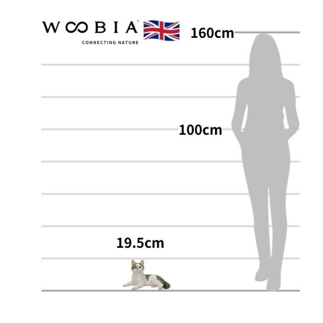 猫 置物 リアルでかわいい おしゃれ 大きい 寝そべったサバトラ白猫 ネコ 横幅34cm woobia ウービア ガーデン インテリア オブジェ 巨大 可愛い プレゼント 北欧 玄関 雑貨 動物 モダン 面白い 庭 ギフト 屋外 家 玄関先 ガーデンオーナメント_1