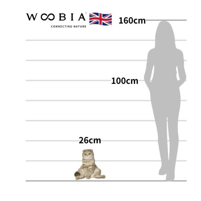 猫 置物 リアルでかわいい おしゃれ 大きい スコ座り スコティッシュフォールドたれ耳 ネコ 高さ26cm woobia ウービア ガーデン インテリア オブジェ 巨大 可愛い プレゼント 北欧 玄関 雑貨 動物 モダン 面白い 庭 ギフト 屋外 家 玄関先 ガーデンオーナメント_1