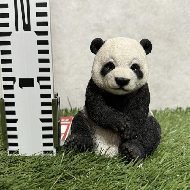 置物 お座りパンダ 高さ14.5cm woobia ウービア かわいい おしゃれ